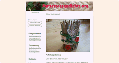 Desktop Screenshot of muttertagsgedichte.org